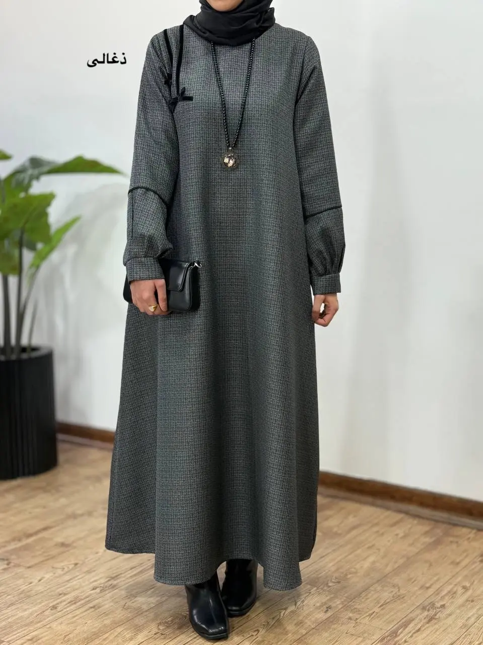 پیراهن مانتویی سوپر کلوش پاییزه پاپیون